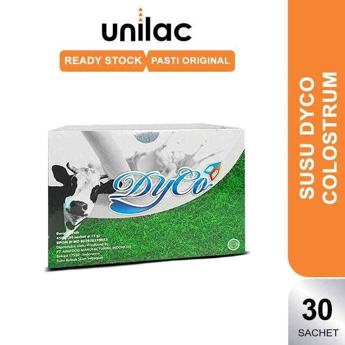 Leite - Susu Dyco Colostrum 1 Box Isi 30 Sachet | Susu Sapi Bubuk Dyco Dynamic Kolostrum
