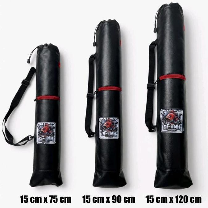 Tas Pancing model serut kulit sintetis saku satu Tas Pancing anti air waterproof Tas Pancing Viral