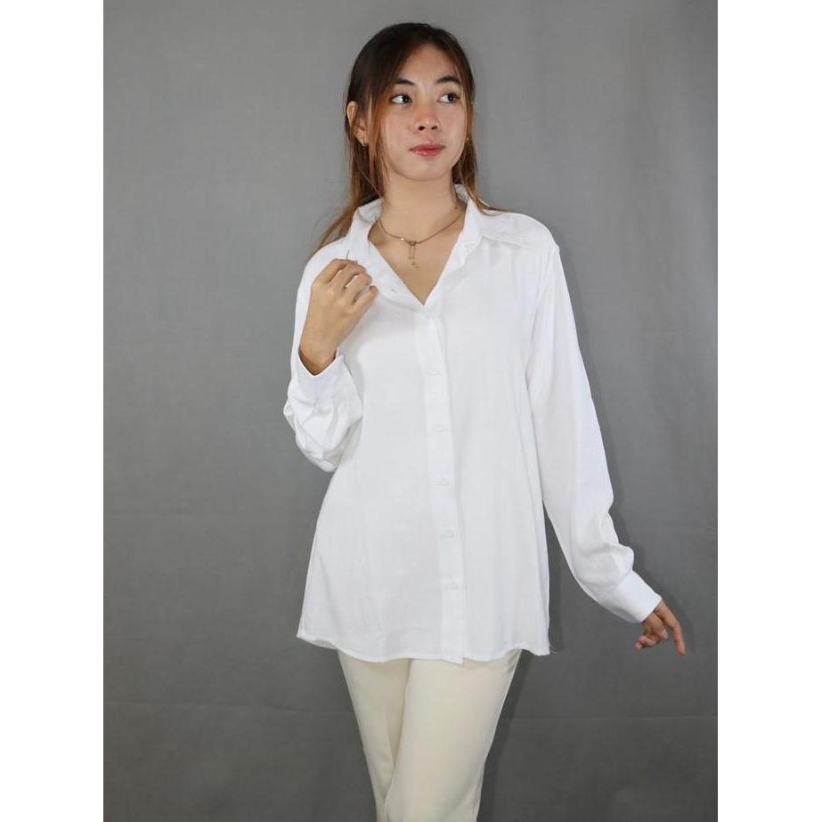 Girls- Lilium Ait - Rania Shirt - Kemeja Slim Fit - Rayon Twill Dan Katun Toyobo Fodu