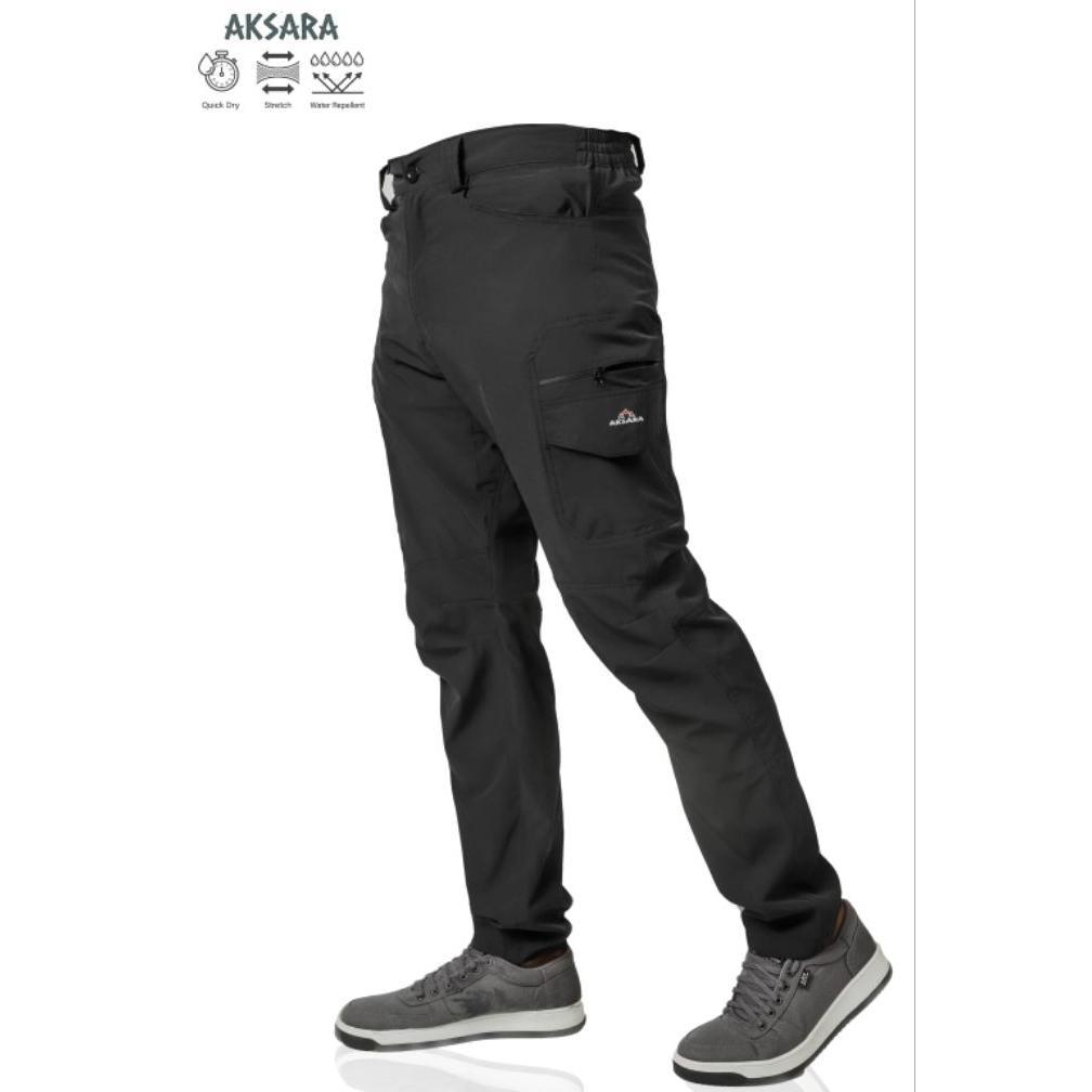 Mega Aksara Lingga- Series Celana Cargo Panjang Outdoor Pria Wanita Jumbo M L Xl Xxl 3Xl Olahraga Hi