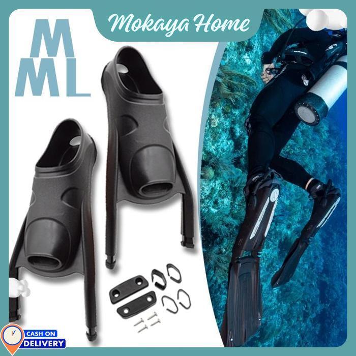 Mokaya Home - 1 Pasang Fins Penutup Sirip Menyelam Foot Pocket / Foot Pocket Long