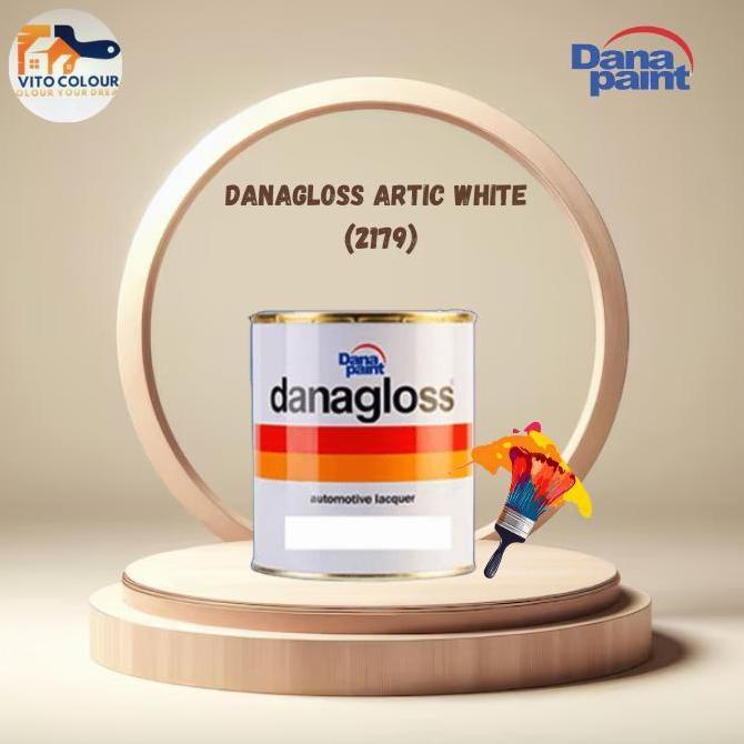 TERBARU - CAT DANAGLOSS ARTIC WHITE (2179)