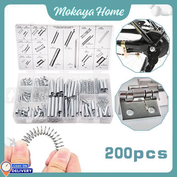Mokaya Home - Per Spring Tarik Elastis Per Springbed Per Pegas Kecil Tarik Dan Tekan Thread Insert S
