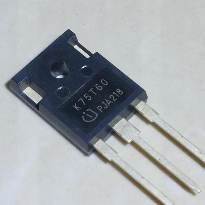 K75T60 TO-247 IKW75N60T 75T60 IGBT 75A 600V MESIN LAS INFINIEON IKW 75N60T 75N60 TRANSISTOR KOMPONEN