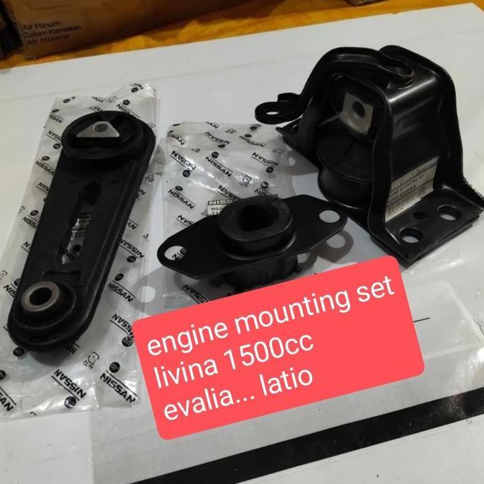 engine mounting monting set grand livina 1cc evalia latio ori asli