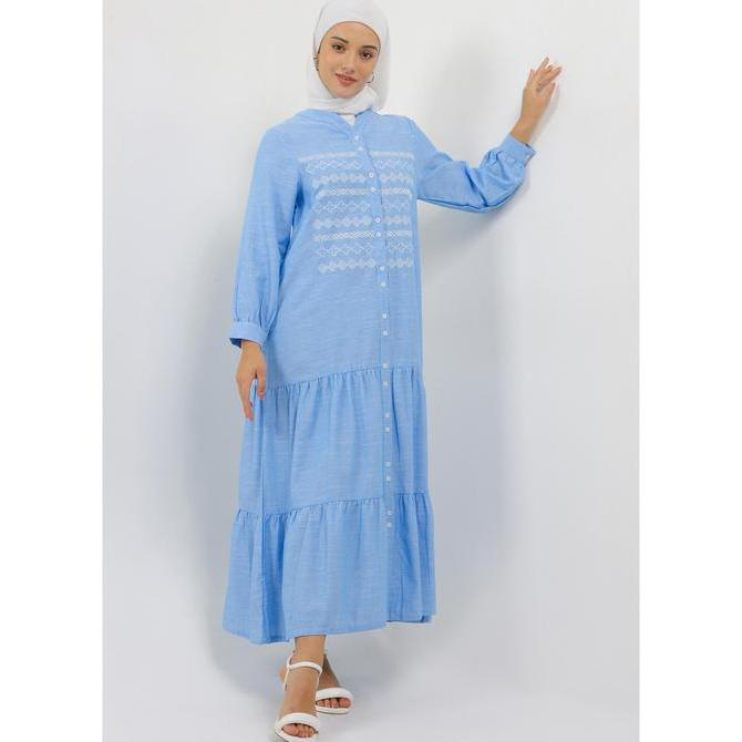 MFMW Ziffaa Dress Gamis Biru