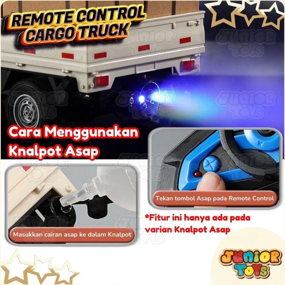cuci gudang mobil remote control rc pick up box cargo truck miniatur carry apv mainan rc mobilan tru
