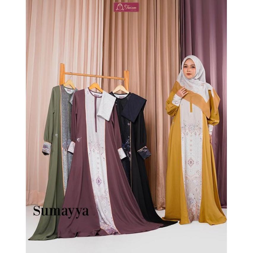 Gamis Muslimah Sumayya Kode 2552 by Taneem Muslim Dress