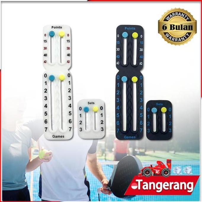 SAMRUAY Score Raket Tenis / Paddle Score Counter / Tennis Racket Scorekeeper