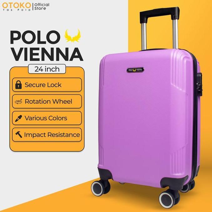 Best Seller Koper 22 inch polo vienna koper bagasi koper fiber Koper Murah bisa COD tidak masuk Kabi
