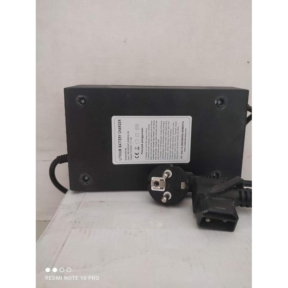 Charger Motor Listrik Volta Lithium Original Original Dan Terpercaya