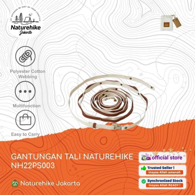 Allthebest- GANTUNGAN TALI / AWNING ROPE / JEMURAN CAMPING NATUREHIKE NH22PS003