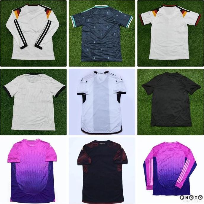 PRELIYE JERMAN HOME AWAY JERSEY BAJU BOLA PIALA EROPA DUNIA 2022 2024 2026 GRADE ORI JUMBO XXL 2XL X