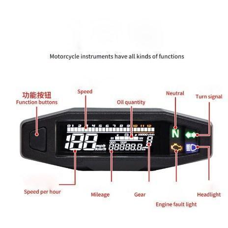 Speedometer Digital Mini Speedometer Ktm Sx Ktm Xc Ktm Original Dan Terpercaya