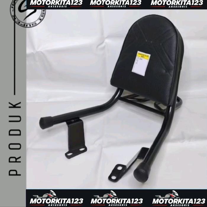 Begel Tempat Sandaran Belakang Jok Terbaru Motor Yamaha Lexi S Lx Abs 155 Mio S Z M3 Gear Soul Xeon 