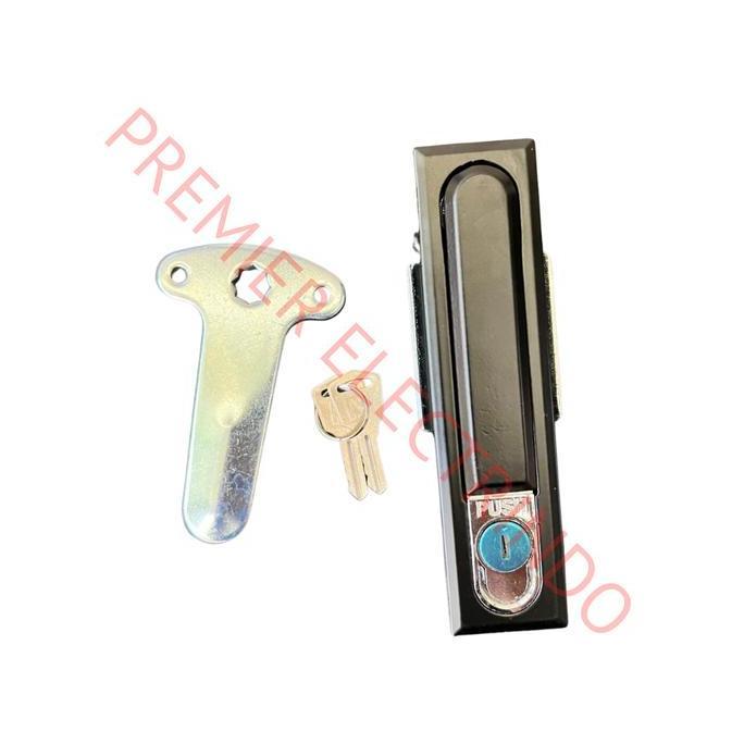 Auto- Kunci Push Lock Ms480 2B Hitam - Kunci Box Panel Listrik Ukuran 34X140