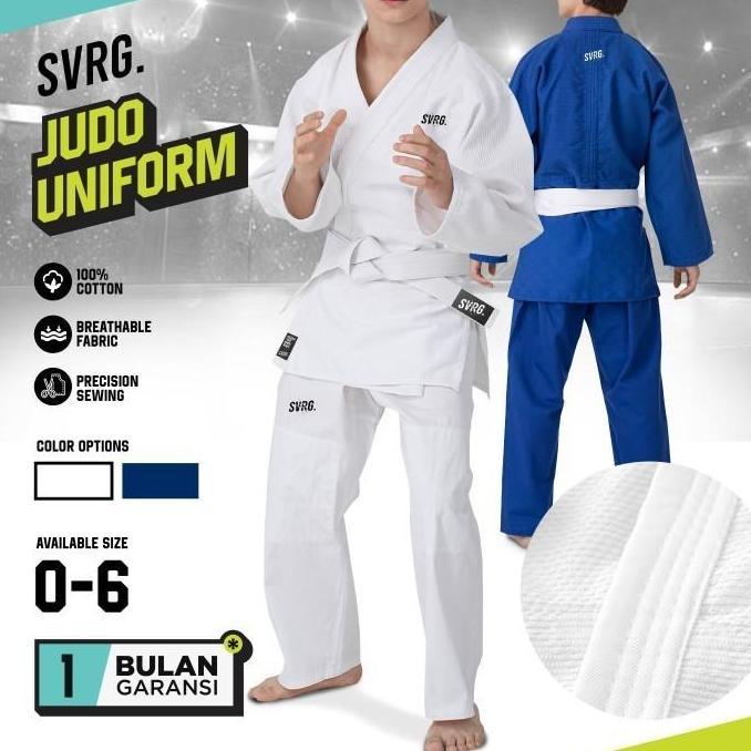 SVRG Gi Judo Pakaian Judogi - Baju Keikogi - Baju Judo Satu Set | Uni