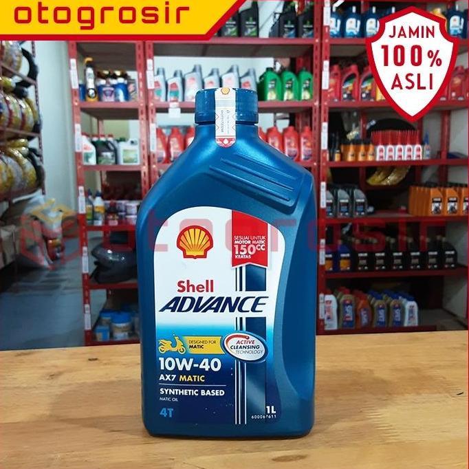 SHELL - OLI SHELL ADVANCE MATIC 4T AX7 1L ( 1000 mL ) 10W-40