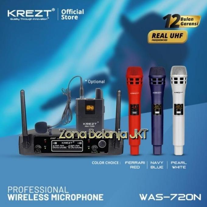 MIC WIRELESS KREZT KRU 720N KRU720N