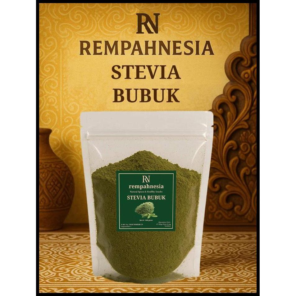 Terlaris Daun Stevia Bubuk /Bubuk Daun Stevia Murnia Tanpa Campuran / Stevia Sweetener Zeto Calories