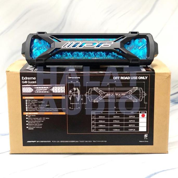 BEBAS ONGKIR - Lampu IPF Japan 600 Series LED Light Bar 10" Double Row 612SD Hybrid