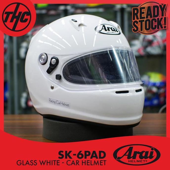ARAI SK-6PED GLASS WHITE ORIGINAL FULL FACE HELMET