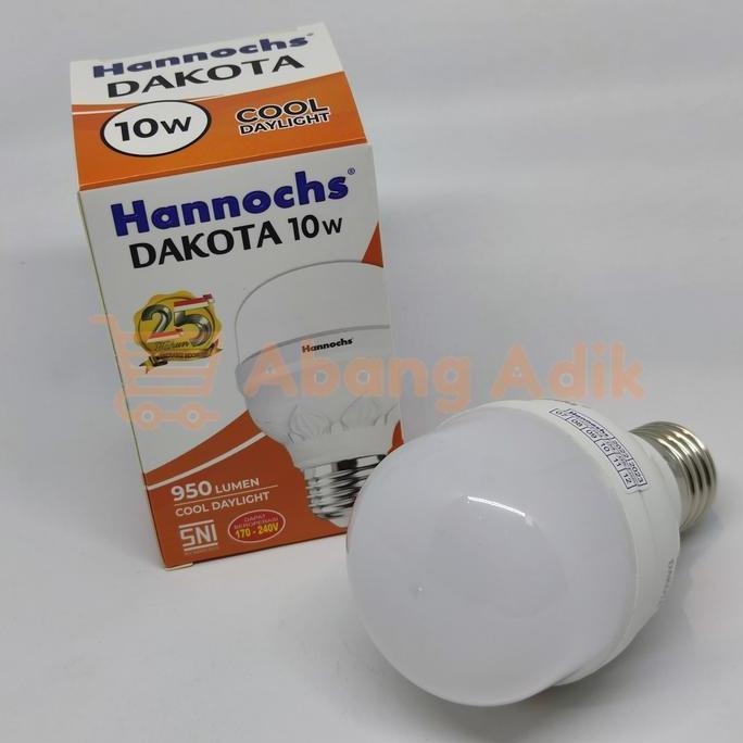 HANNOCHS DAKOTA 10W LAMPU LED KAPSUL TABUNG 10 WATT DAYLIGHT PUTIH W AATE
