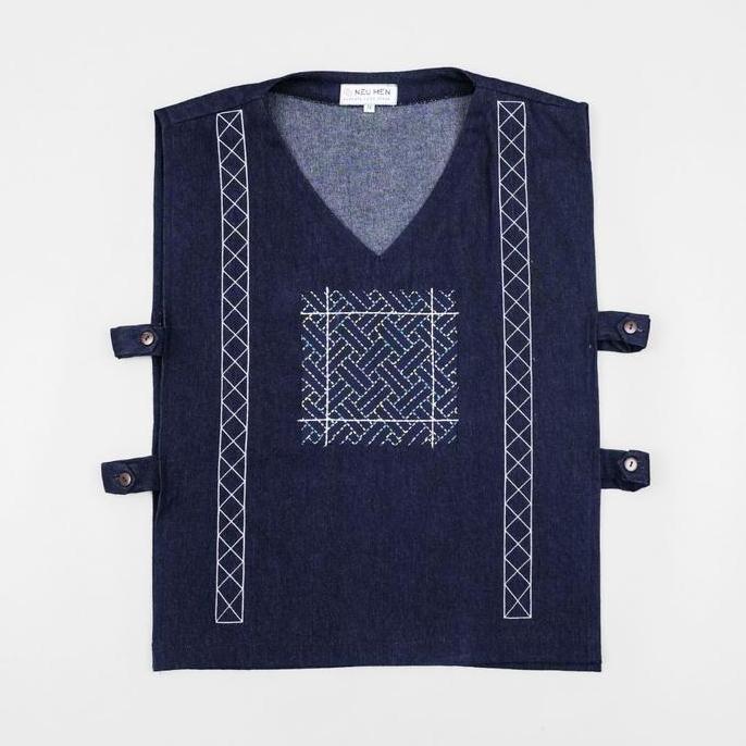 [CATORE] NEU MEN VEST PRIA SAMUDRA VEST DENIM BAHAN SOFT DENIM PREMIUM