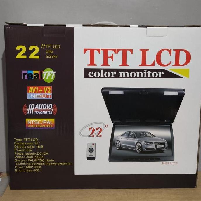 Promo TV Roof Plafon Mobil Bus ENIQMA EG-1216 22 Inch TFT LCD 1680 x 1050p - BLACK Diskon