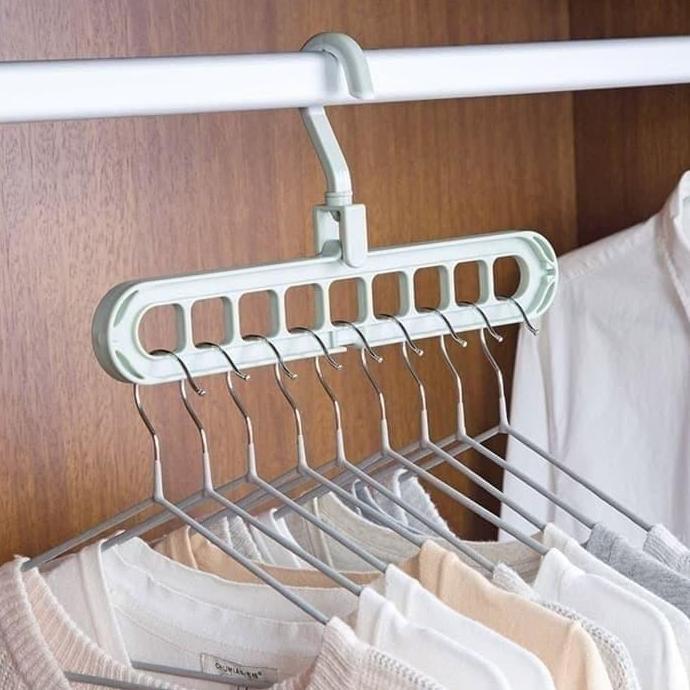 EDABURIT cupboard tidy gantungan baju super hemat tempat portable multifungsi