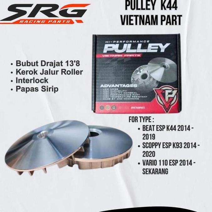 Pulley Set Depan Vietnam Part Kode Motor K44 Forsale!