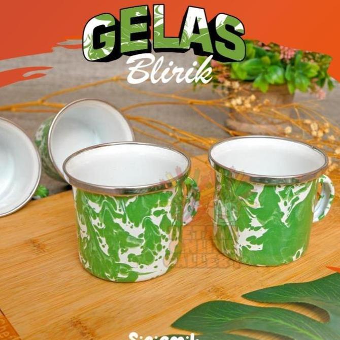 Mini- Gelas Blirik Mini / Gelas Blirik Stainless / Gelas Jadul