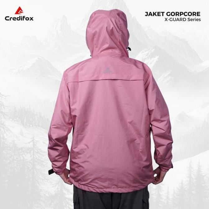 CREDIFOX Jaket Gorpcore X Guard Series Bahan Taslan JN - Jaket Gorpcore Saku Gamblok - Jaket Winbrea