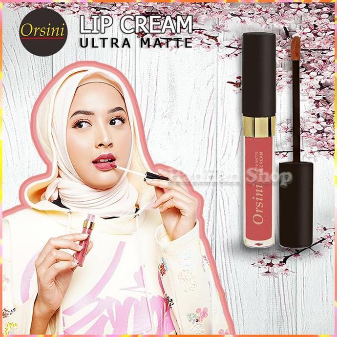 Lbios - Orsini Lip Cream Waterproof Lipcream Matte Ringan Dan Lembab Di Bibir Warna Tahan Lama