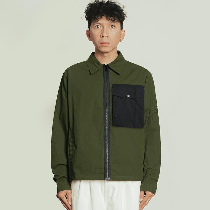 Vearst Affaires Work Jacket Zoe Zipper Olive Black