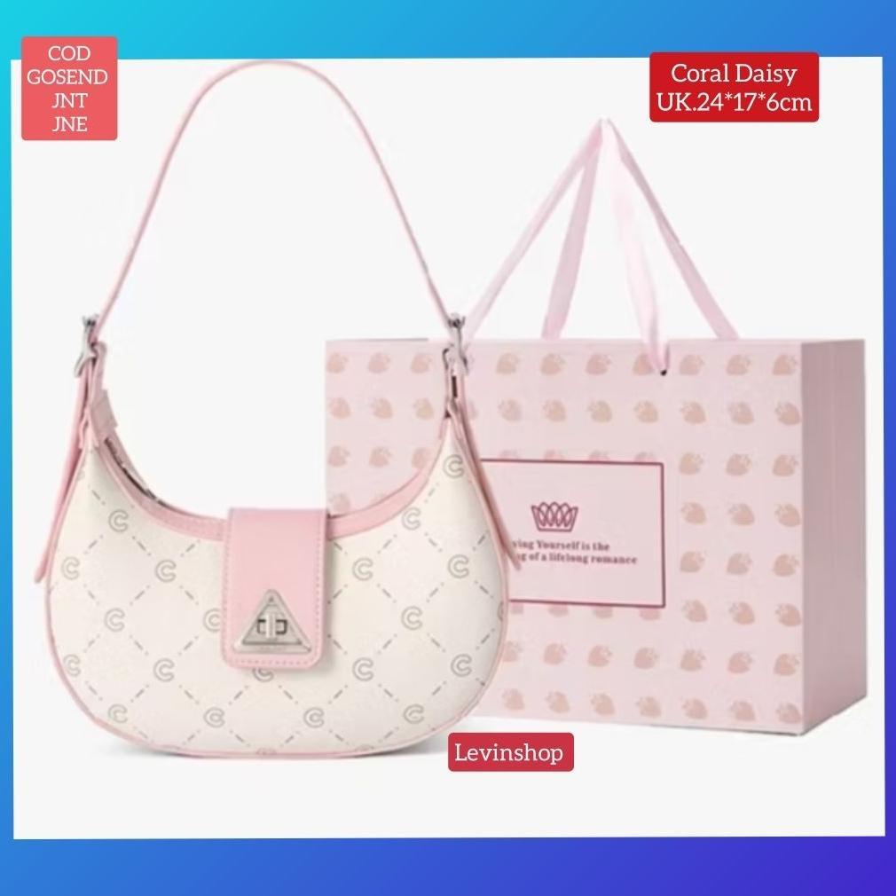 Tas Coral Daisy Selempang motif sabit (COD)