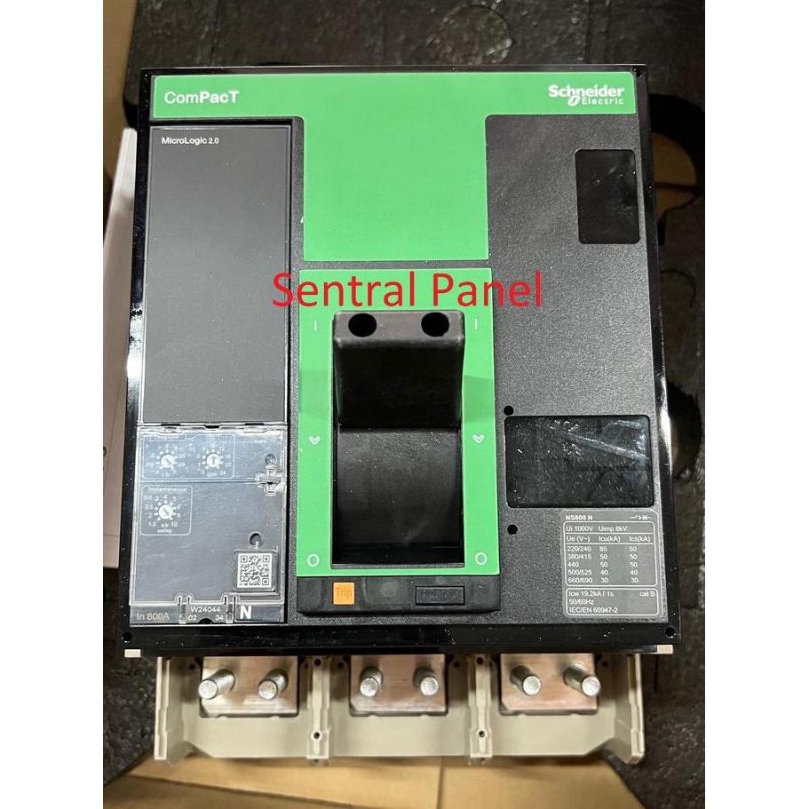 TERMURAH - SCHNEIDER MCCB NS800N NS800 NS 800 3P 800A 33466 50KA ORI manual