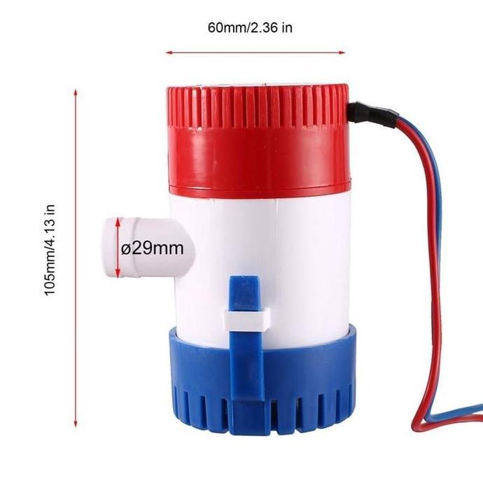 Pompa Air Celup Bilge Pump 12 Volt 1100Gph