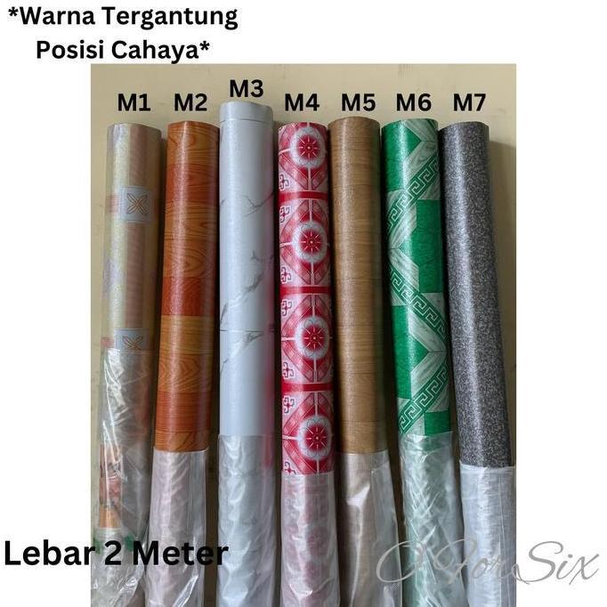 Sala - Karpet Plastik Lantai/Perlak Lantai /Meja/ Karpet Lantai Plastik Lebar 2 Meter(New)