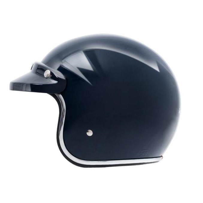 Howard Smith Master Retro Helm Half Face - Midnight