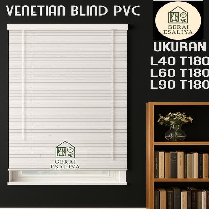 Sala - Tirai Jendela Gorden Jendela Pvc Venetian Blind Kerei Jendela Tirai Gulung 40X180 60X180 Tira