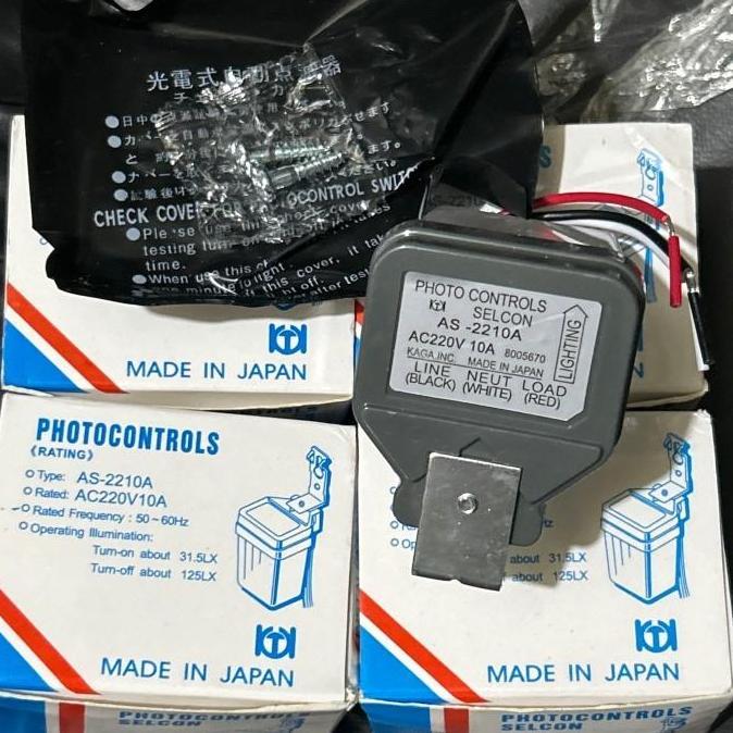 TERBARU - PHOTOCELL SELCON AS-2210A 10A/PHOTOCONTROLS 10A AS2210A SELCON