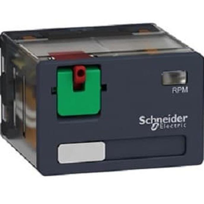 SCHNEIDER RELAY PLUG IN 4CO 15A DENGAN LED 12VDC RPM42JD SOCKET 2CO 2 NC CHANGE OVER CONTACT UNTUK R