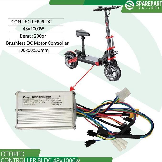 Controller Bldc 48V1000W Skuter Sealup Q18 Otoped Ring 12"