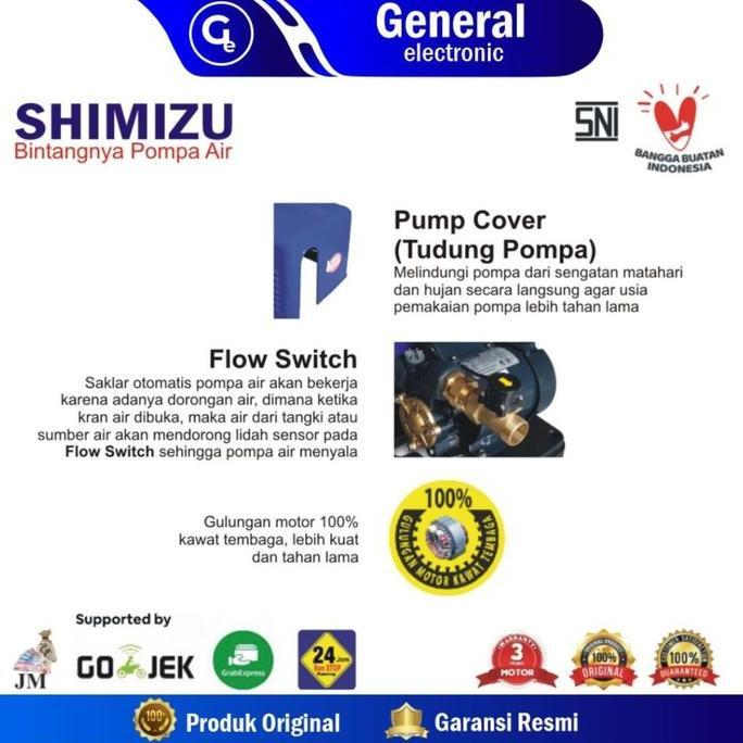 Pompa Air Pendorong Booster Otomatis Shimizu Pb 228 Bit / Pb228Bit / Pb-228 Bit