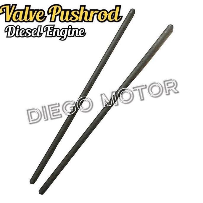 Push Rod Mesin Diesel Dongfeng 28Pk S1125 Zs1125 Tl1125 Cf1125 (2Pcs) Restock