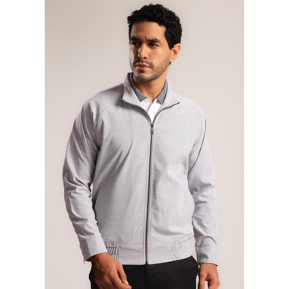 MOC - Jaket Polos Pria Giorgio - Grey