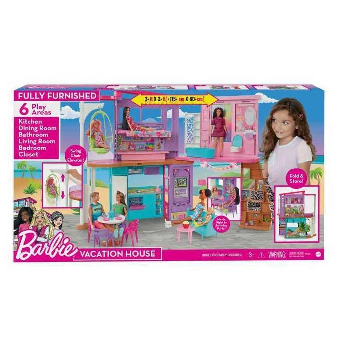 Barbie Vacation House Doll Playset LT