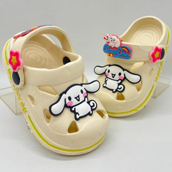 Pilihan - Inkayni 1003G Sandal Anak Perempuan Sandal Baim Karet Anak Cewek Karakter Cinnamoroll Mere