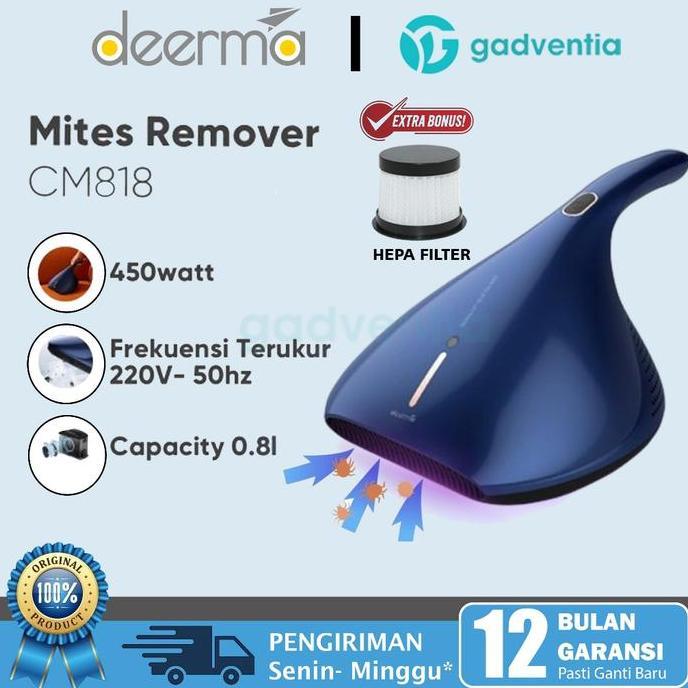 Deerma CM818 Vacuum Cleaner Vacum Vakum Derma Pembersih Tungau Kasur